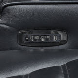 Ephron Black Power Motion Recliner W/Power Headrest & LED