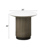 Clayten Engineering Top/Light Oak End Table