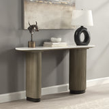 Clayten Engineering Top/Light Oak Sofa Table w/Engineering Top