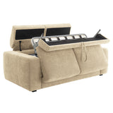 Chesney Beige Sofa W/Sleeper
