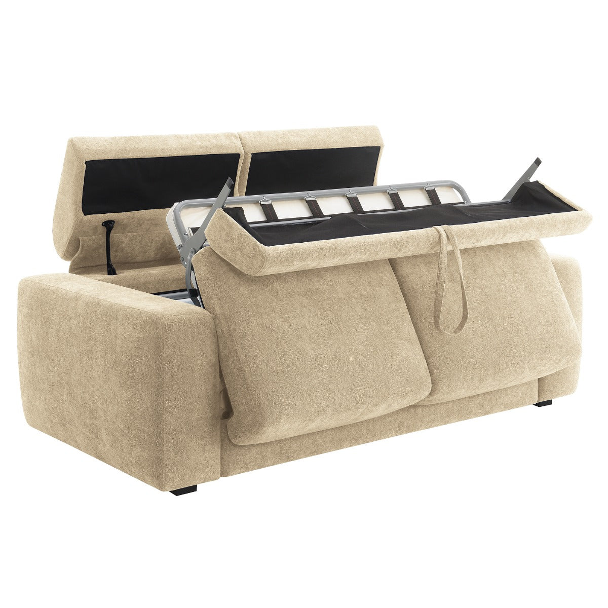 Chesney Beige Sofa W/Sleeper