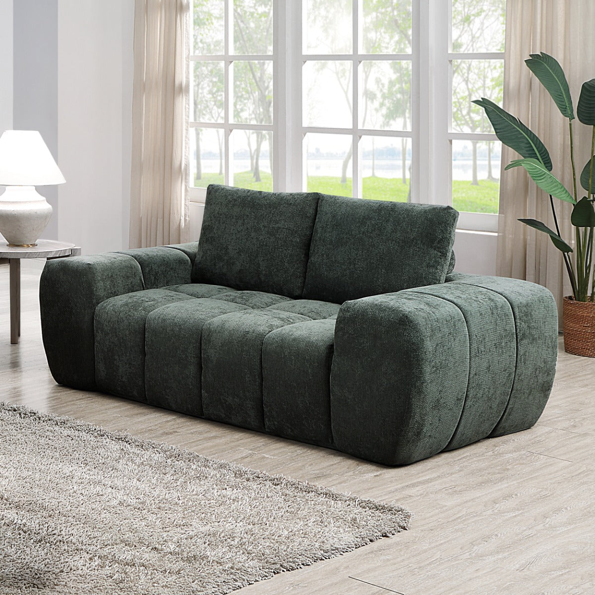 Medwin Green Loveseat