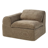 Almano Brown Modular - Left Facing Arm Chair