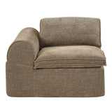 Almano Brown Modular - Left Facing Arm Chair