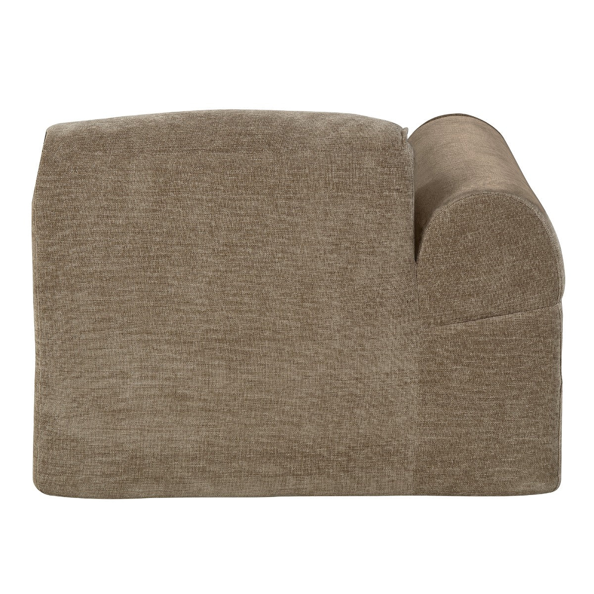Almano Brown Modular - Left Facing Arm Chair