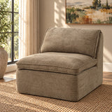 Almano Brown Modular - Armless Chair