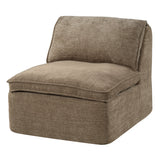 Almano Brown Modular - Armless Chair