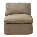 Almano Brown Modular - Armless Chair