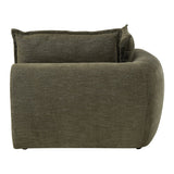 Leighton Green Modular - Left Facing Arm Chair W/3 Pillows