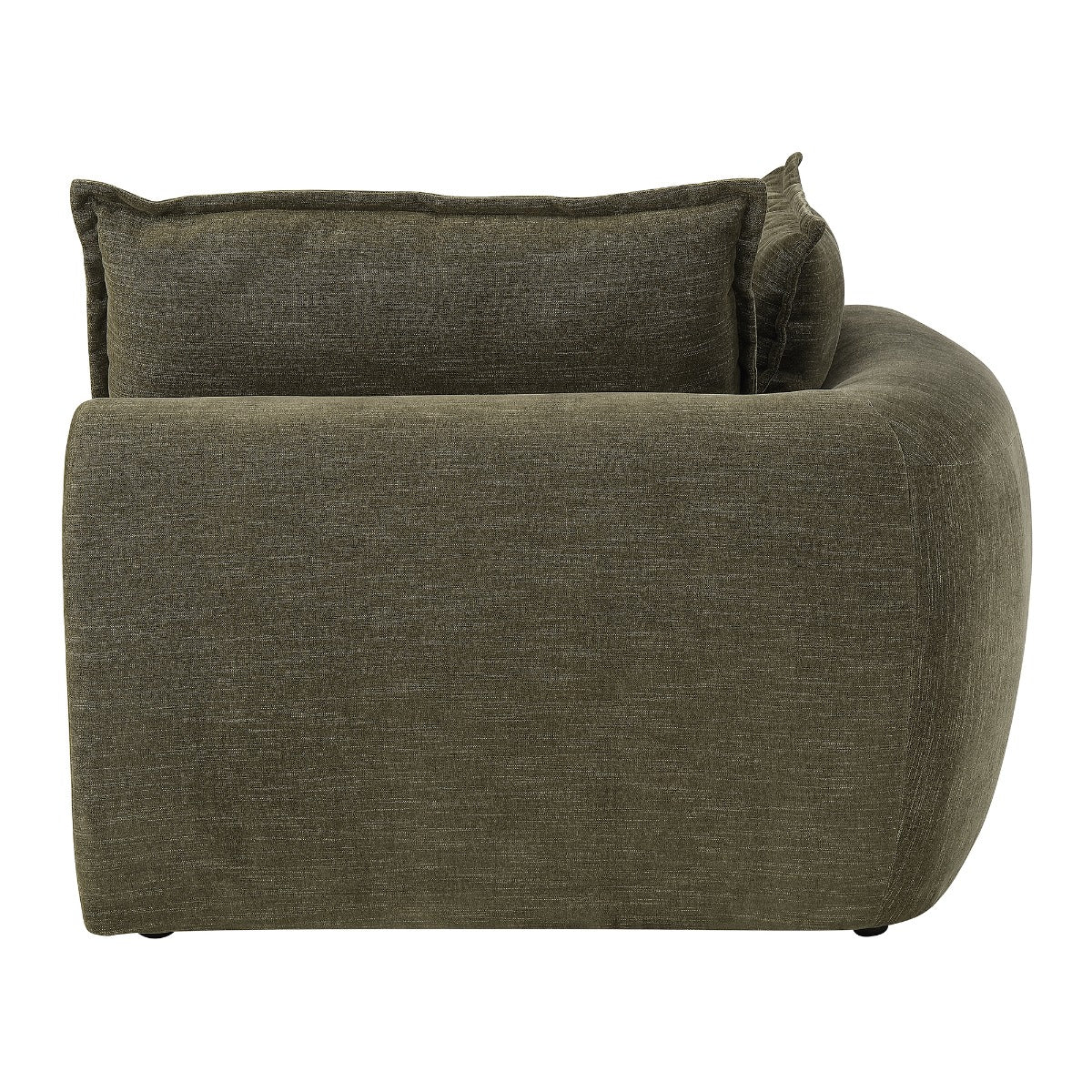 Leighton Green Modular - Left Facing Arm Chair W/3 Pillows