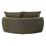 Leighton Green Modular - Wedge W/4 Pillows