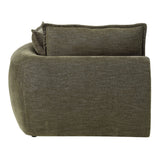 Leighton Green Modular - Right Facing Arm Chair W/3 Pillows