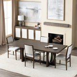 Bentley Brown Rectangle Dining Table
