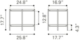 Bronson Bronze Coffee Table
