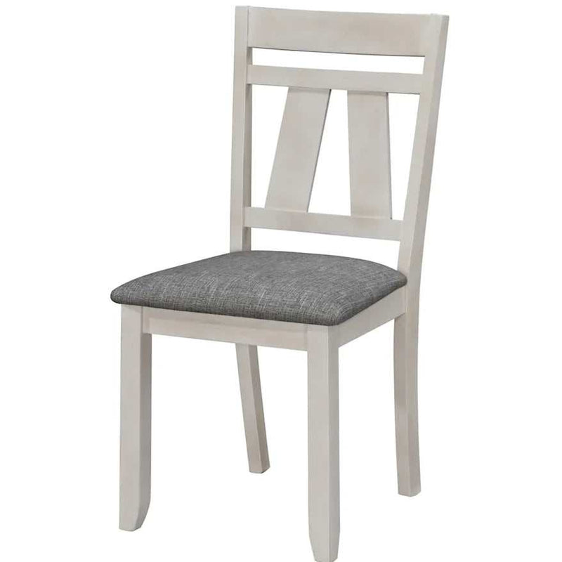 Maribelle Chalk & Warm Gray Side Chair (Set of 2) - Ornate Home