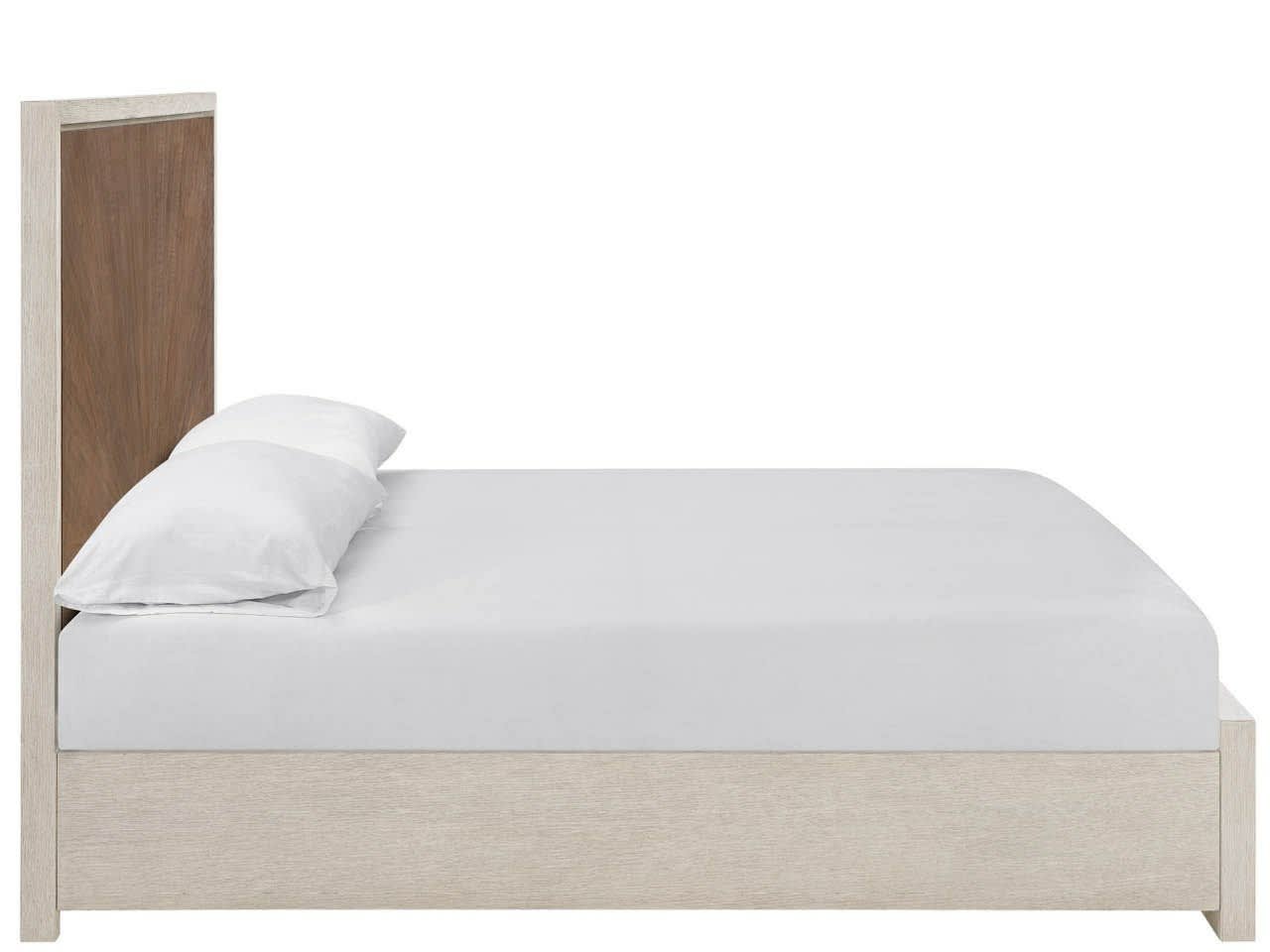 Modern Mist/Haze Queen Panel Bed
