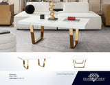 Mirage White Lacquer Coffee Table - Ornate Home