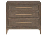 Montclair Cocoa Three Drawers Nightstand