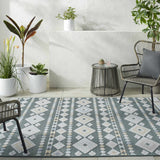 Metta Medium Green Outdoor Area Rug - Clearance