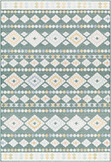 Metta Medium Green Outdoor Area Rug - Clearance