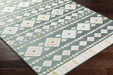 Metta Medium Green Outdoor Area Rug - Clearance