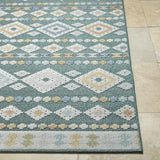 Metta Medium Green Outdoor Area Rug - Clearance