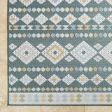 Metta Medium Green Outdoor Area Rug - Clearance