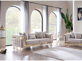 Munich Cream Stationary Sofa