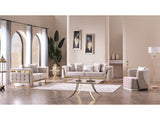 Munich Cream Stationary Loveseat