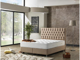Nevada Cream Storage Bed With Headboard