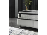 Nevada White Storage Bed With Headboard