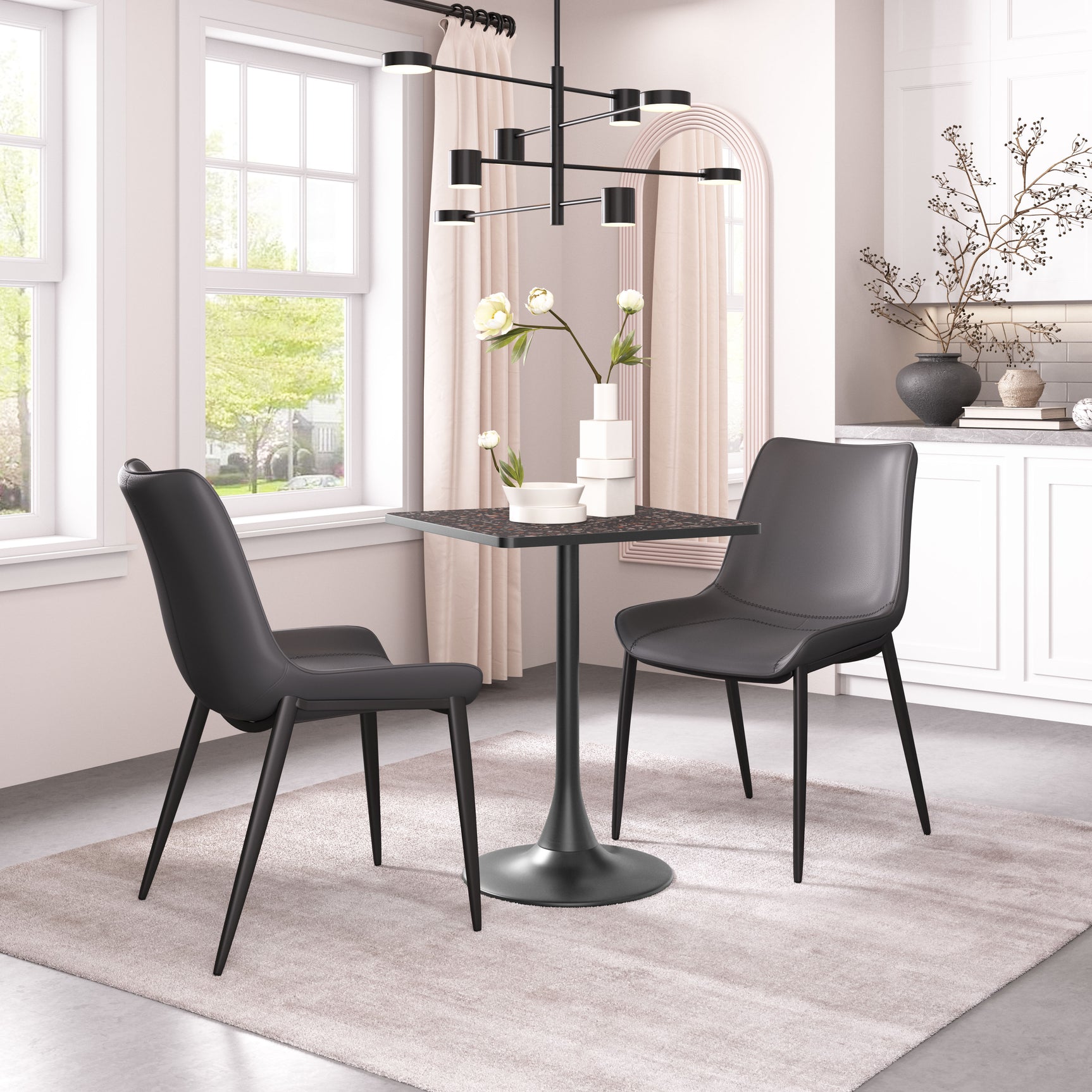 Magnus Black Dining Chair (Set of 2)