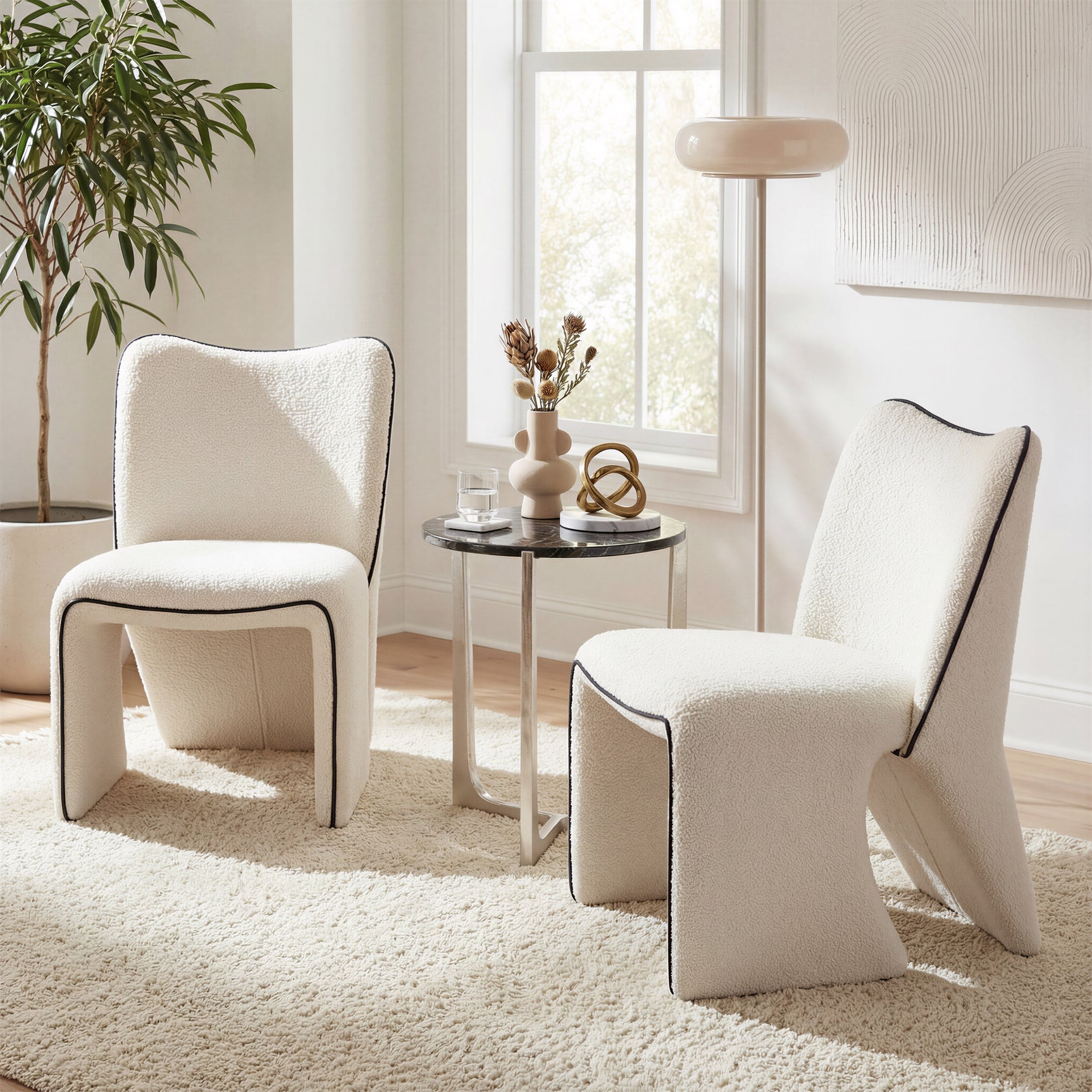 Munk Beige Floor Lamp