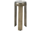 Nuvola Light Emperador/Antique Nickel Drink Table