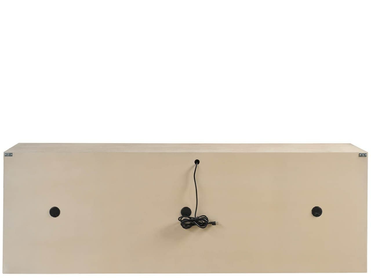 Aurora Light Oak/Carved Stone Credenza