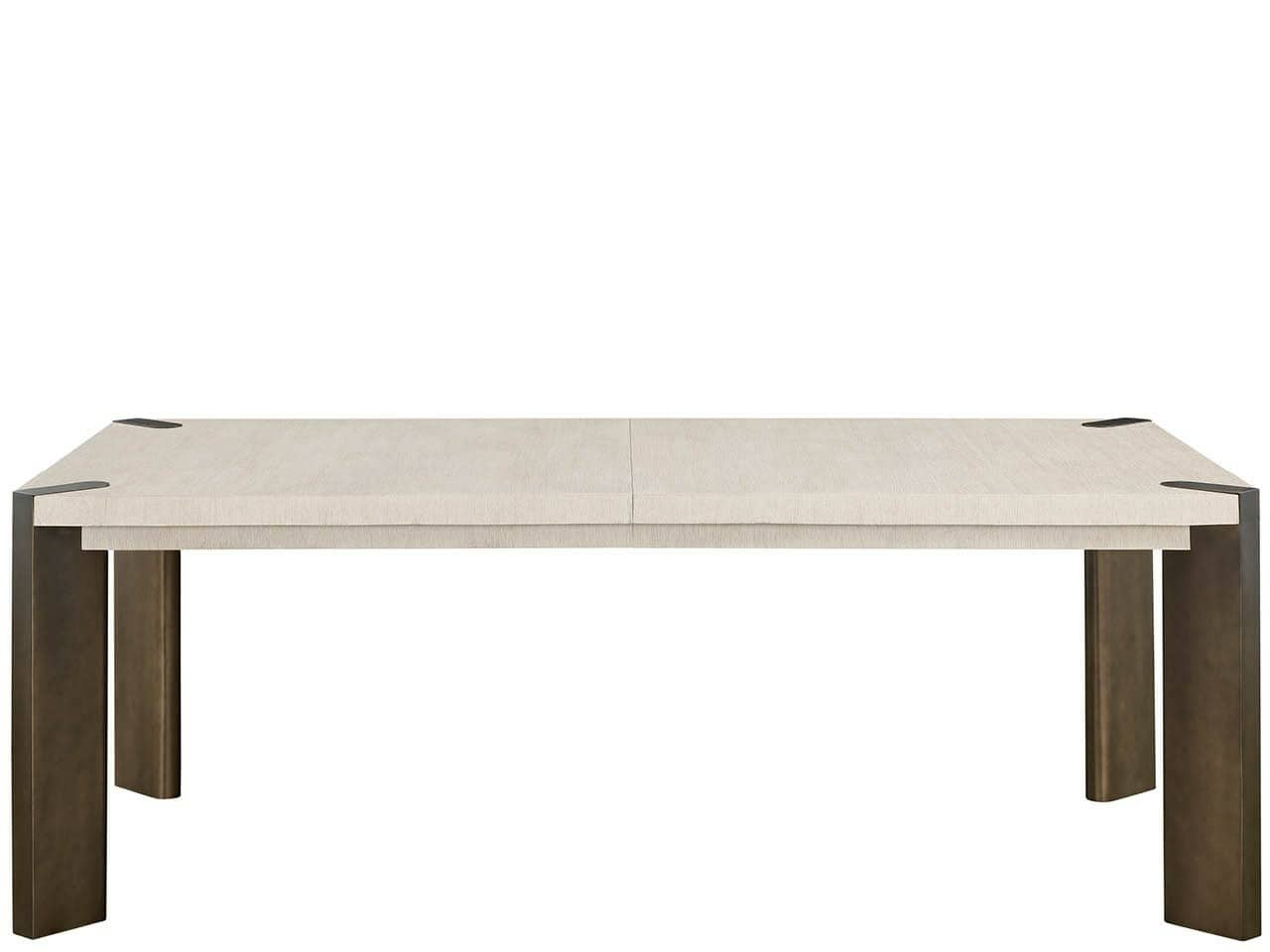 Modern Mist/Smoked Gold Dining Table