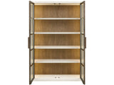 Modern Mist Oak Display Cabinet