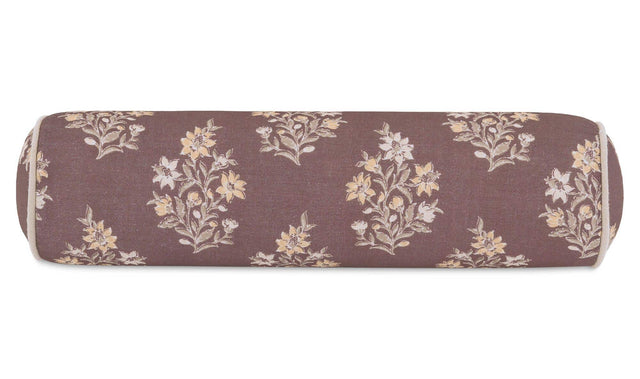 Sybil Dark Mauve Small Bolster Pillow