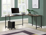 Bambina Oak/Black Computer Desk