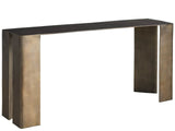 Eclipse Black Nickel 60" Wide Console Table