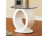 Lodia III White End Table - Ornate Home