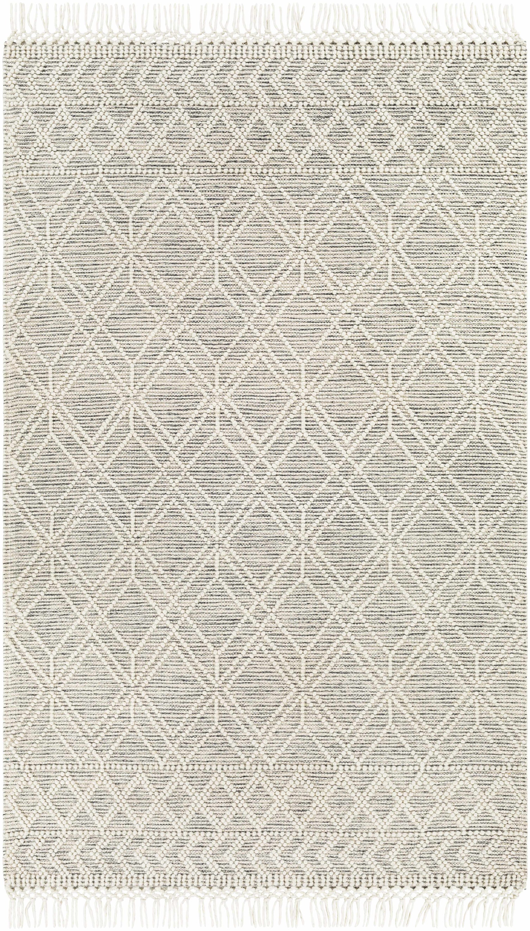 Ossun Wool Rug with Tassels