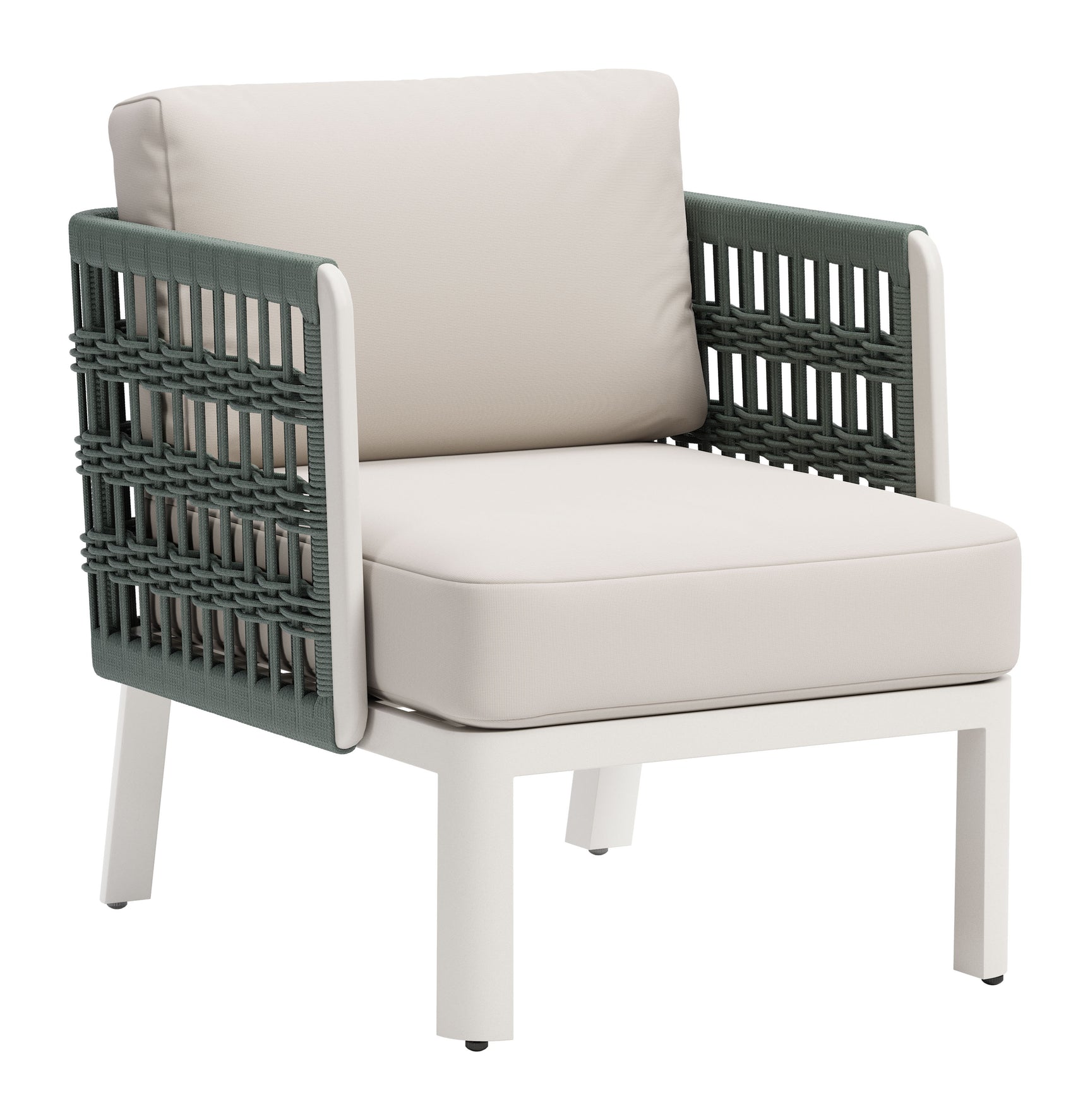 Bridgehampton White Armchair