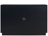 Cosmo Matte Black 48" Wide Two-Door Chest With Pyrite Texture