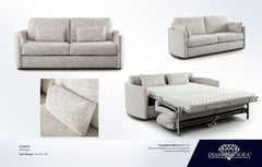 Owen Oat Fabric Sleeper Sofa - Ornate Home