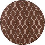 Partington Brown Wool Carpet Area Rug - Clearance