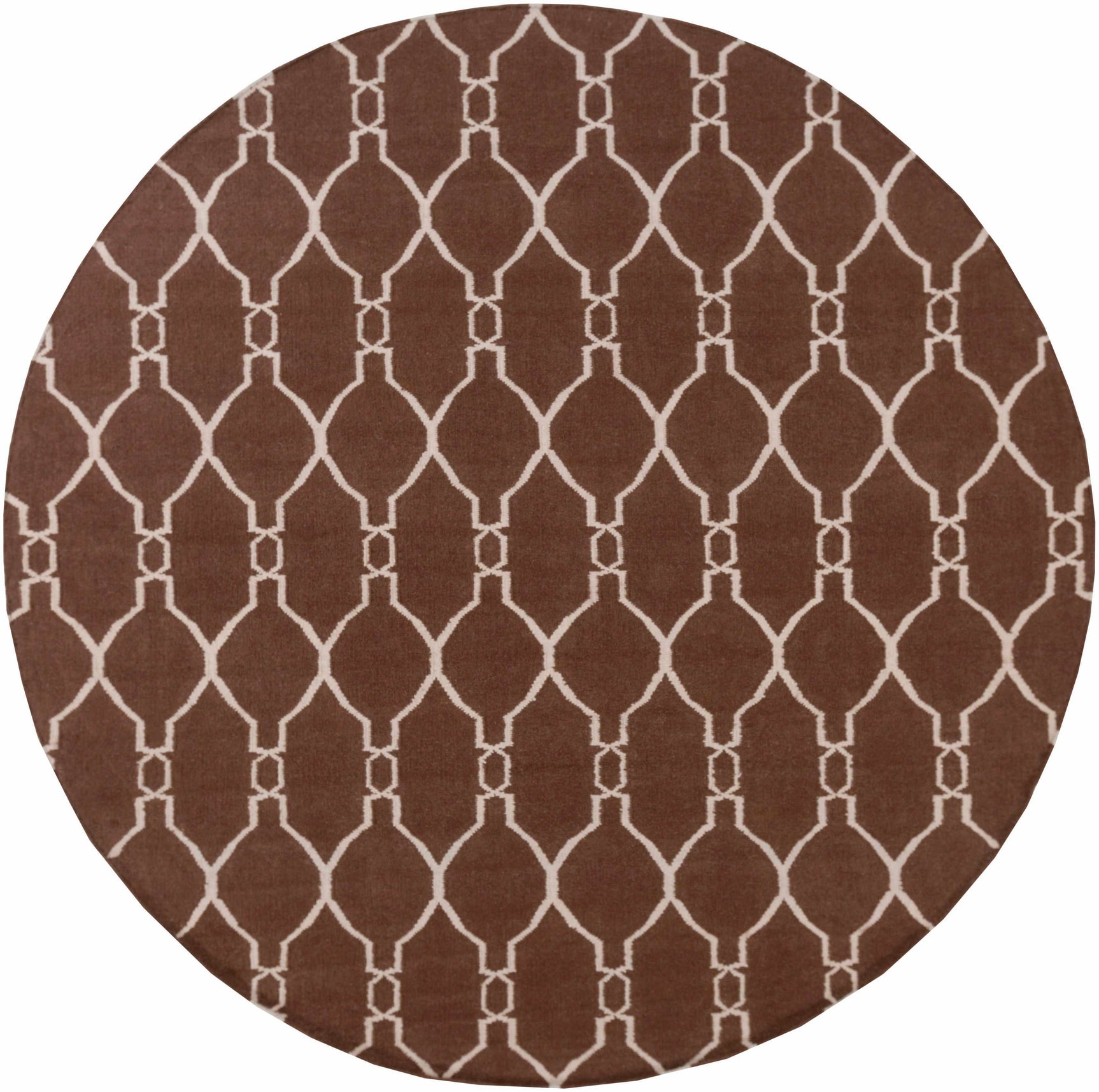 Partington Brown Wool Carpet Area Rug - Clearance