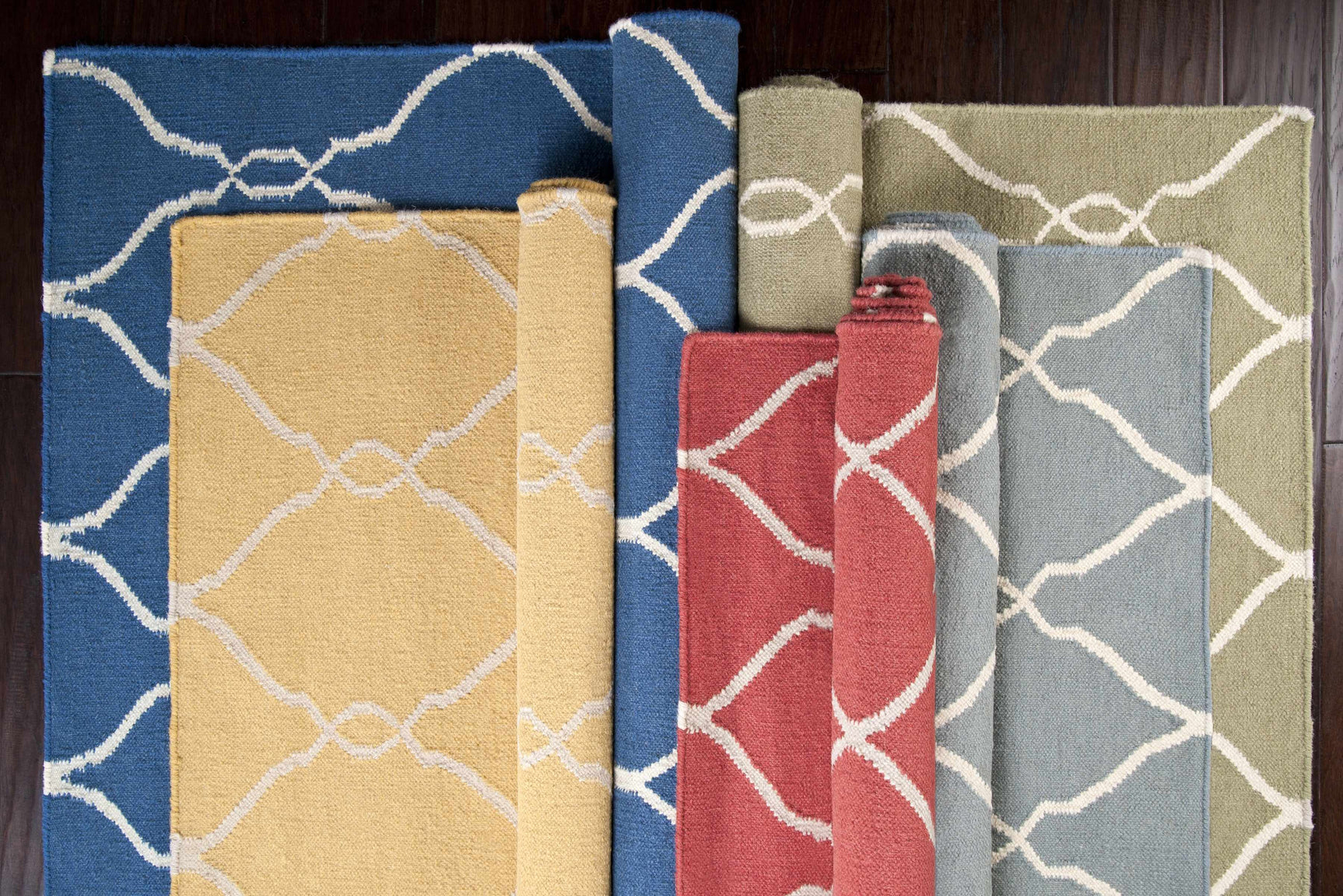 Partington Brown Wool Carpet Area Rug - Clearance