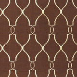 Partington Brown Wool Carpet Area Rug - Clearance