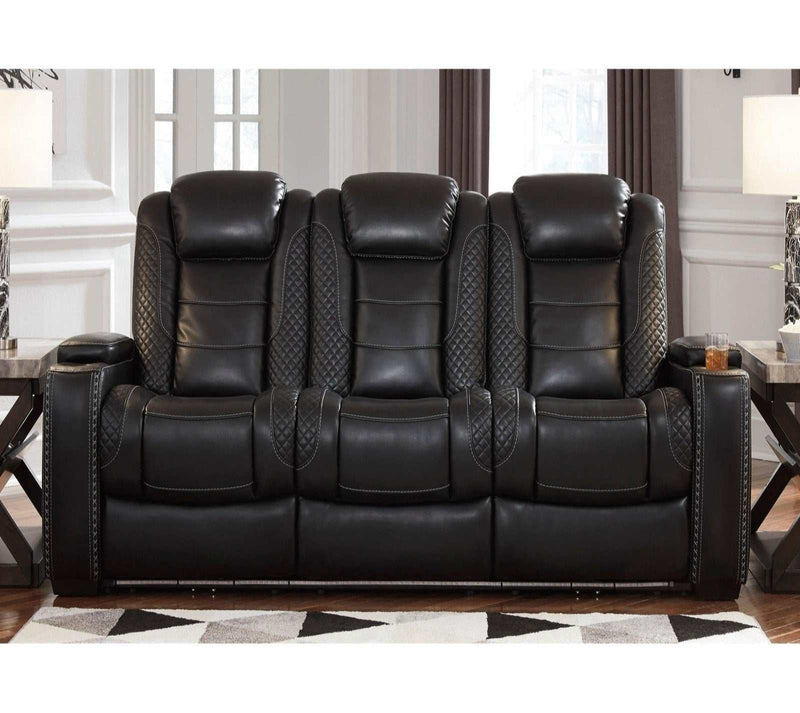 Party Time Power Reclining Sofa w/LED & Drop Down Table - Ornate Home